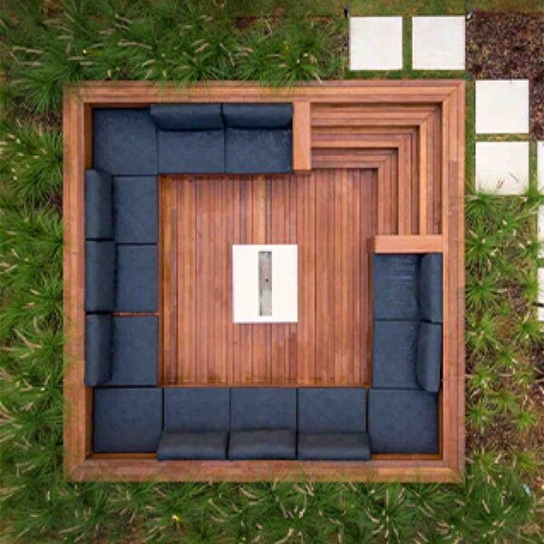 1 x 6 Ipe Wood Pre-Grooved Decking