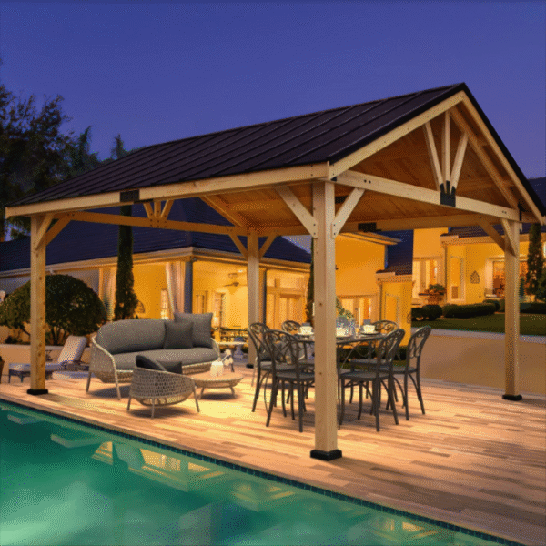 Wooden Gazeebo