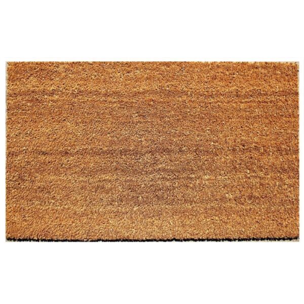 Beige Coir and Vinyl Door Mat
