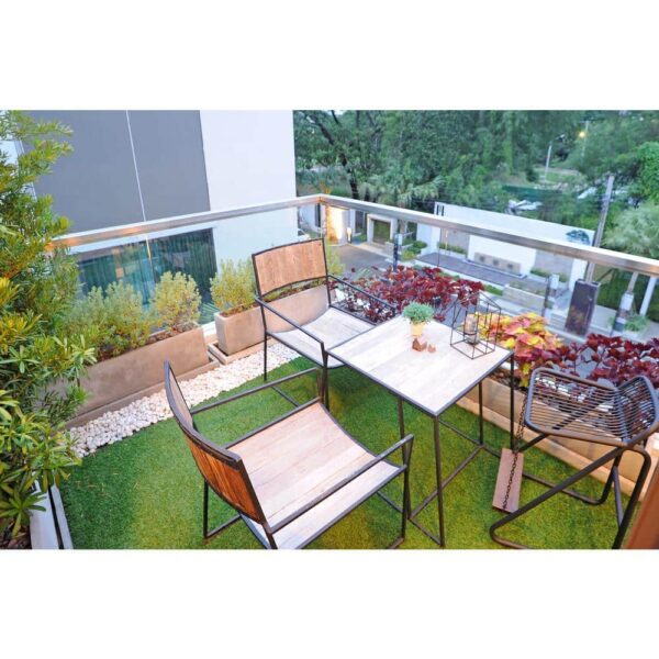 5 ft. x 7 ft. Green Artificial Grass Area Rug