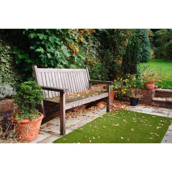 5 ft. x 7 ft. Green Artificial Grass Area Rug
