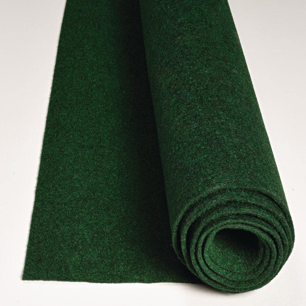 Grizzly Grass 12 ft. Wide x Cut to Length Green Artificial Grass Turf